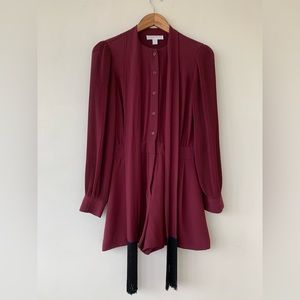 Michael Kors Dark Ruby Classy Romper